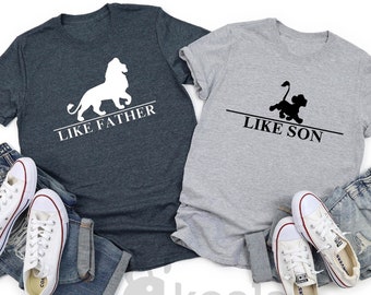 The Lion King Like Father Shirt, Disney Matching Shirt, Father and Son Shirts, Father's Day Gift,Daddy and Me Shirt, Father and Daughter Tee