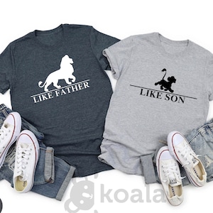 The Lion King Like Father Shirt, Disney Matching Shirt, Father and Son Shirts, Father&#39;s Day Gift,Daddy and Me Shirt, Father and Daughter Tee