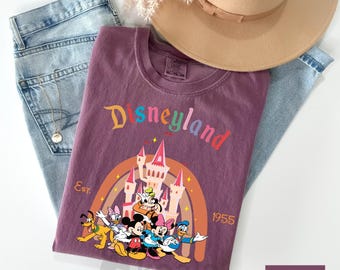 Comfort Colors® Disneyland Est 1955 California Shirt, Disneyland California Mickey Shirt, Disneyland Shirt, Disney Vacation Tee, Disney Tee