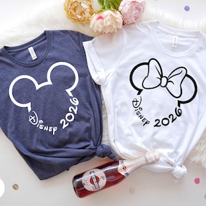 Disney Trip Shirt, Disney 2026 Shirt, Disneyland Shirts, Mickey Head, Disneyworld Family Shirts, Disney Family Shirts, Disney Vacation