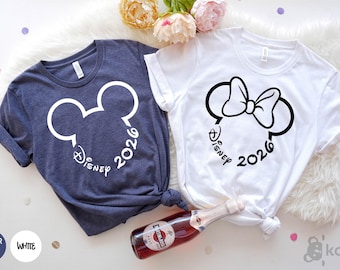 Disney Trip Shirt, Disney 2026 Shirt, Disneyland Shirts, Mickey Head, Disneyworld Family Shirts, Disney Family Shirts, Disney Vacation