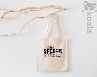 Speech Therapy Tote Bag, Slp Tote Bag, Speech Language Pathologist Gift, SLP Gifts, Speech Pathology Tote, SLPA Tote Bag, Speech Pathologist