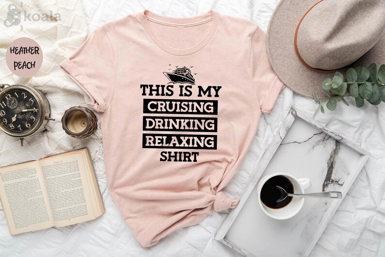 This Is My Cruising Drinking Relaxing Shirt, Cruise Vacation Shirt, Beer Drinking Day Shirt, Boat Vacation Shirt, Summer Boat Trip Shirt image 2