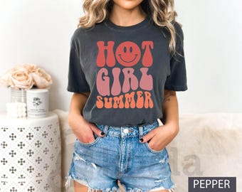 Hot Girl Summer Shirt, Girl Summer Shirt, Comfort Colors Shirt, Vacation Shirt, Summer Vacation, Travel Shirt, Hot Girl Summer, Mom Gift