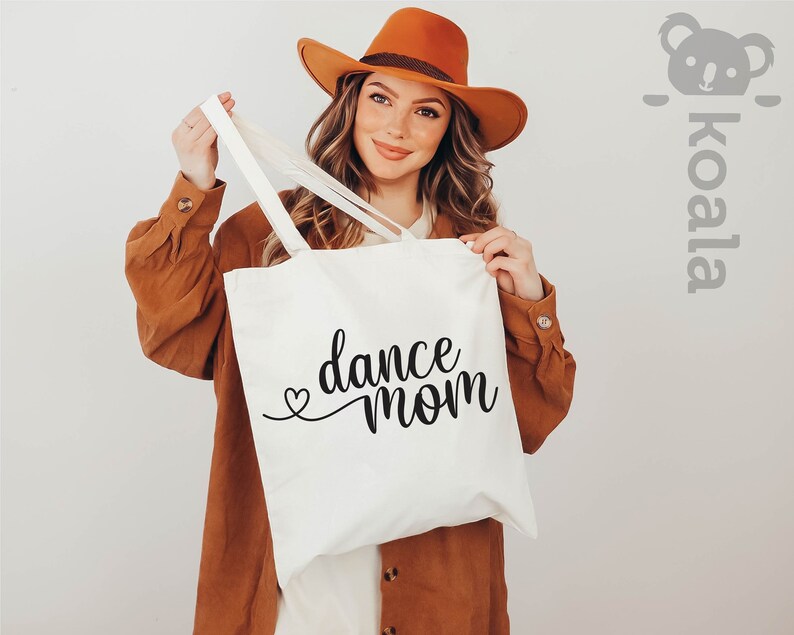 Dance Mom Tote Bag, Dance Mom Tote Bag, Mom Life Tote Bag, Mother Tote Bag, Mom Tote Bag, Cute Mom Gift, Mothers Day Gift, Dance Mom Gift image 4