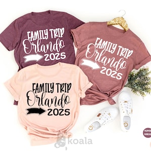 Family Vacation Orlando 2025 Shirt, Orlando Vacation Shirt, Family Vacation Shirt, Matching Car Trip, Mexico Vacation Shirt, Orlando Gift