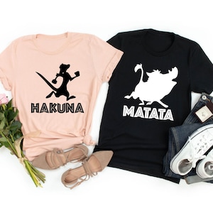 Gift For Disney Shirts, Hakuna Matata Couple Shirt, Animal Kingdom Shirts, Disney Family Shirts, Couples Trip Shirts