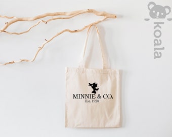 Minnie Co Est.1928 Disney Tote Bag, Minnie Mouse Tote Bag, Minnie Tote Bag, Vacation Tote Bag, Minnie Tote Bag, Minnie Co Head Tote Bag