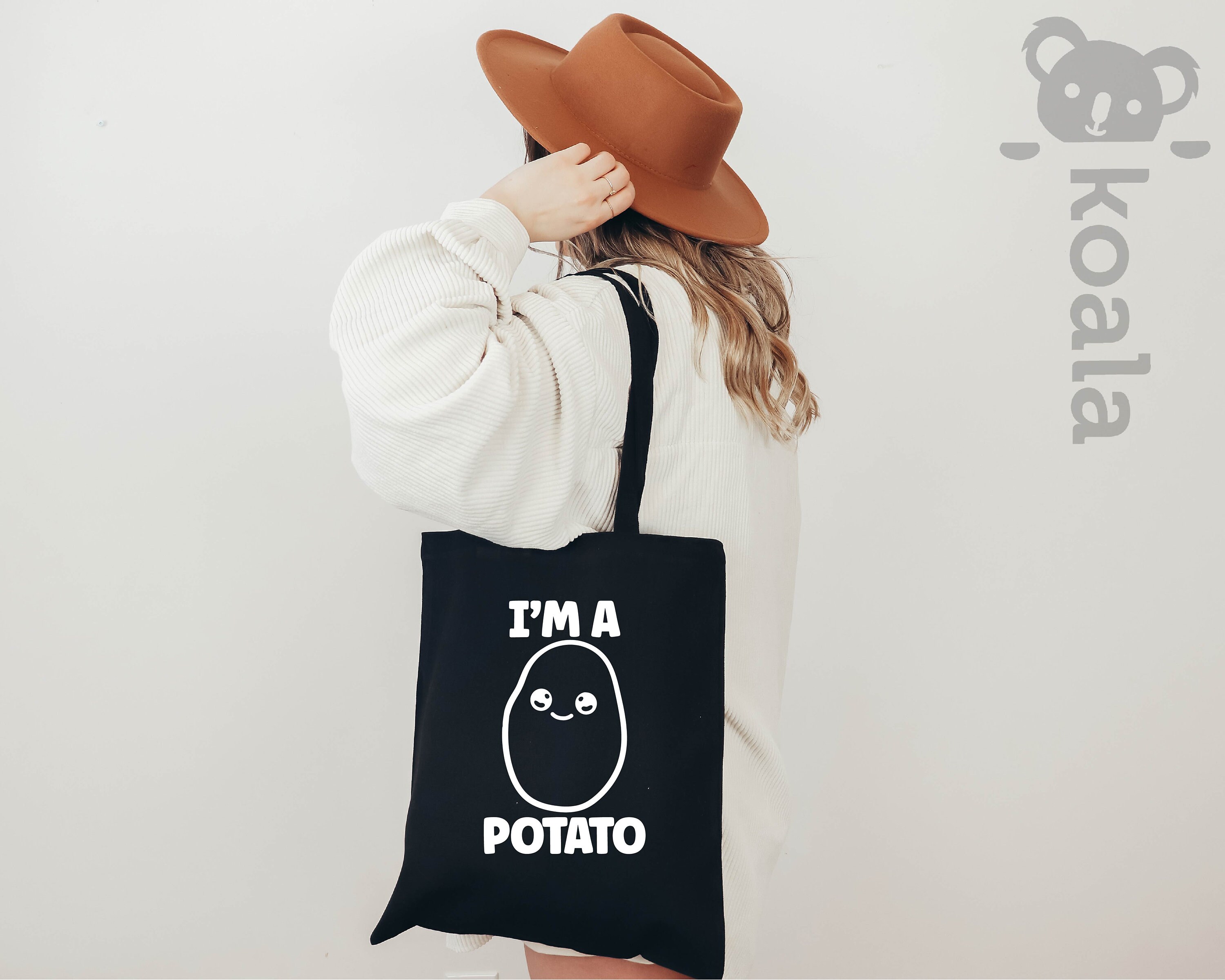 I'm A Potato Tote Bag Potato Tote Bag Funny Potato Tote Etsy