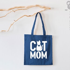 Sac fourre-tout pour maman chat, sac fourre-tout personnalisé pour maman chat, sac fourre-tout pour la fête des mères, sac fourre-tout pour maman chat, cadeau pour amoureux des chats, cadeau pour elle, sac fourre-tout pour amoureux des animaux de compagnie image 6