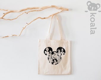 Bolso de mano de princesa corazón, lindo bolso de mano de princesa, lindo bolso de mano de princesa de Disney, bolso de mano de personajes de princesas de Disney, bolso de mano de Disney