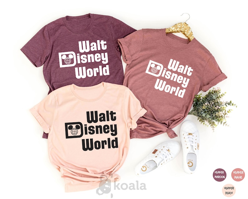Walt Disney World Tshirt Disney World Retro Tshirt Vintage Etsy