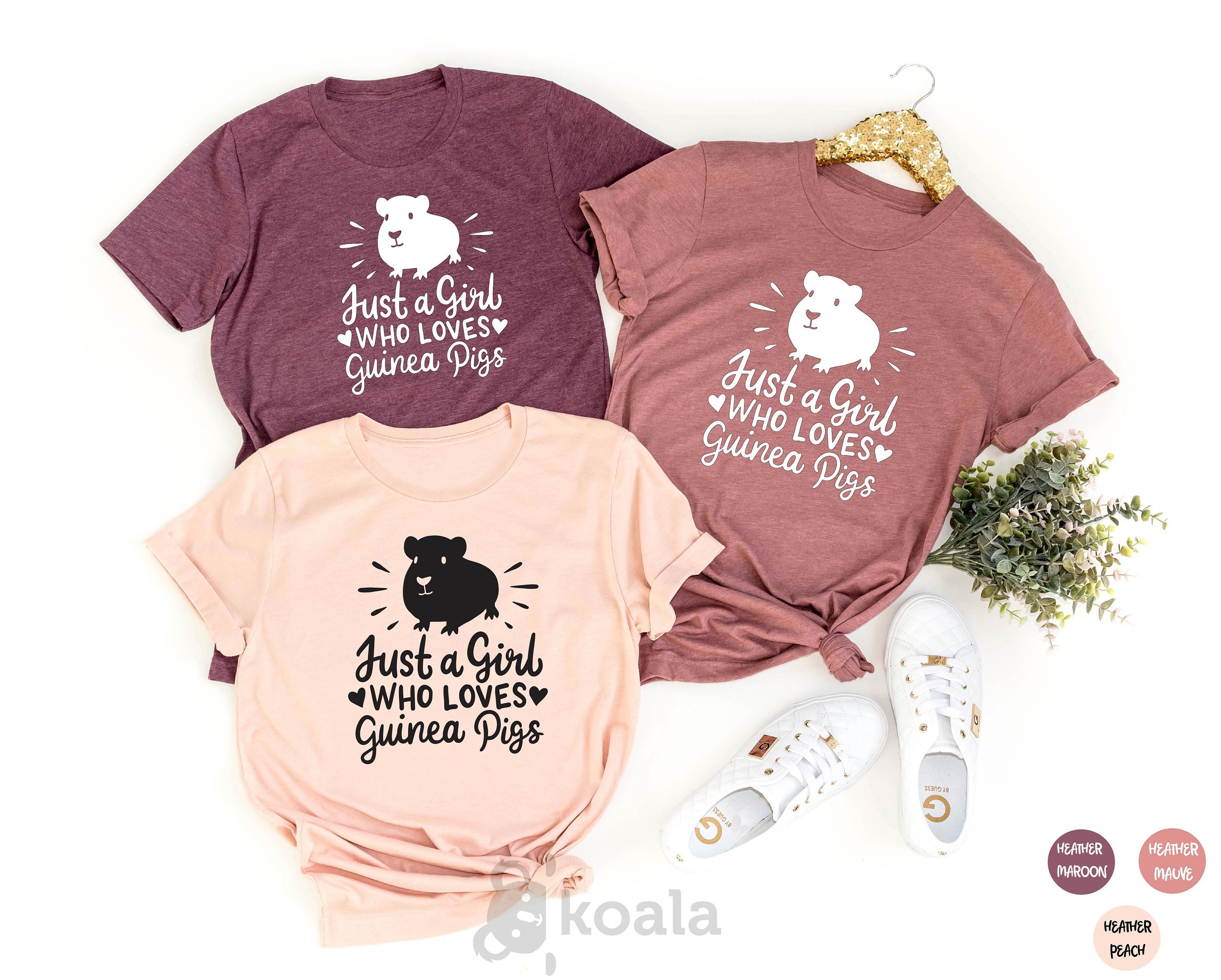 Just A Girl Who Loves Guinea Pig Tshirt Mom Guinea Pig Lover Just A Girl Who Loves Guinea Pig Tshirt Mom Guinea Pig Lover