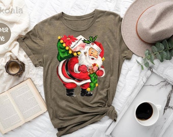 Christmas Santa Shirt, Santa Tees, Christmas Party Shirt, Funny Christmas Shirt, Merry Christmas Shirt, Cute Santa Shirt, Gift For Christmas