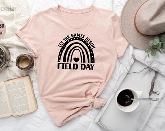 Let The Games Begin Field Day Shirt, Happy Field Day Shirt, End of School Game Day, Field Day Shirt, Field Day Rainbow Shirt, Teacher Shirt