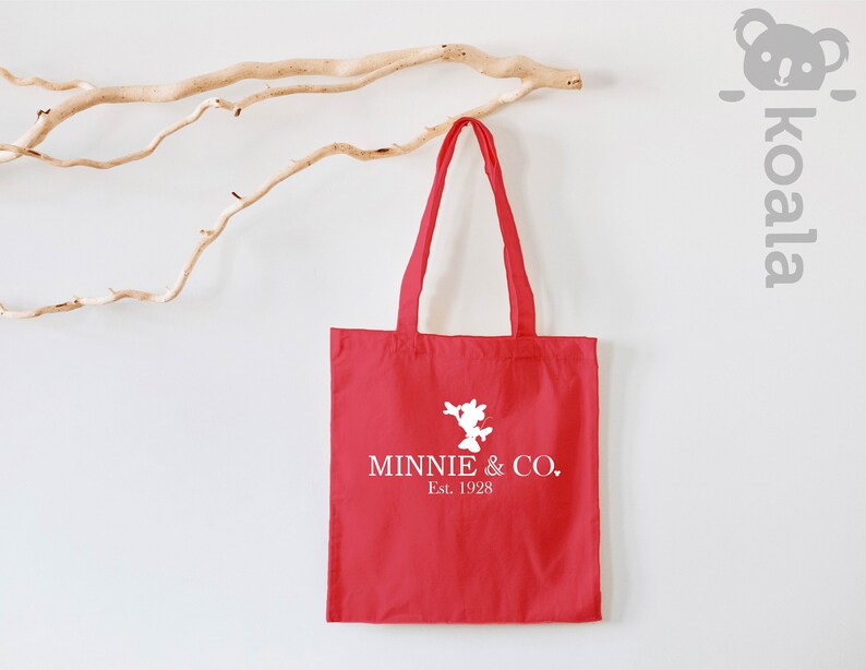 Minnie Co Est.1928 Disney Tote Bag, Minnie Mouse Tote Bag, Minnie Tote Bag, Vacation Tote Bag, Minnie Tote Bag, Minnie Co Head Tote Bag image 5