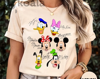 Signatures Mickey and Friends Shirt, Disney Shirt, Mickey and Co Disney Shirt, Disney World Shirt, Disneyland Shirt, Magical Kingdom Shirt