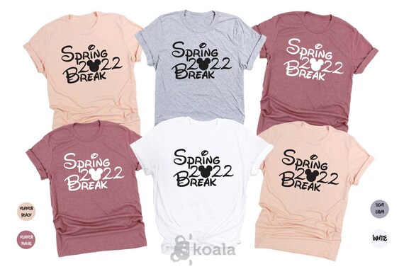 Disney 2022 Spring Break Squad Shirt 