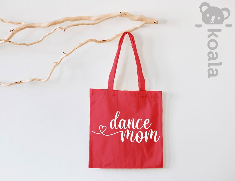 Dance Mom Tote Bag, Dance Mom Tote Bag, Mom Life Tote Bag, Mother Tote Bag, Mom Tote Bag, Cute Mom Gift, Mothers Day Gift, Dance Mom Gift image 5