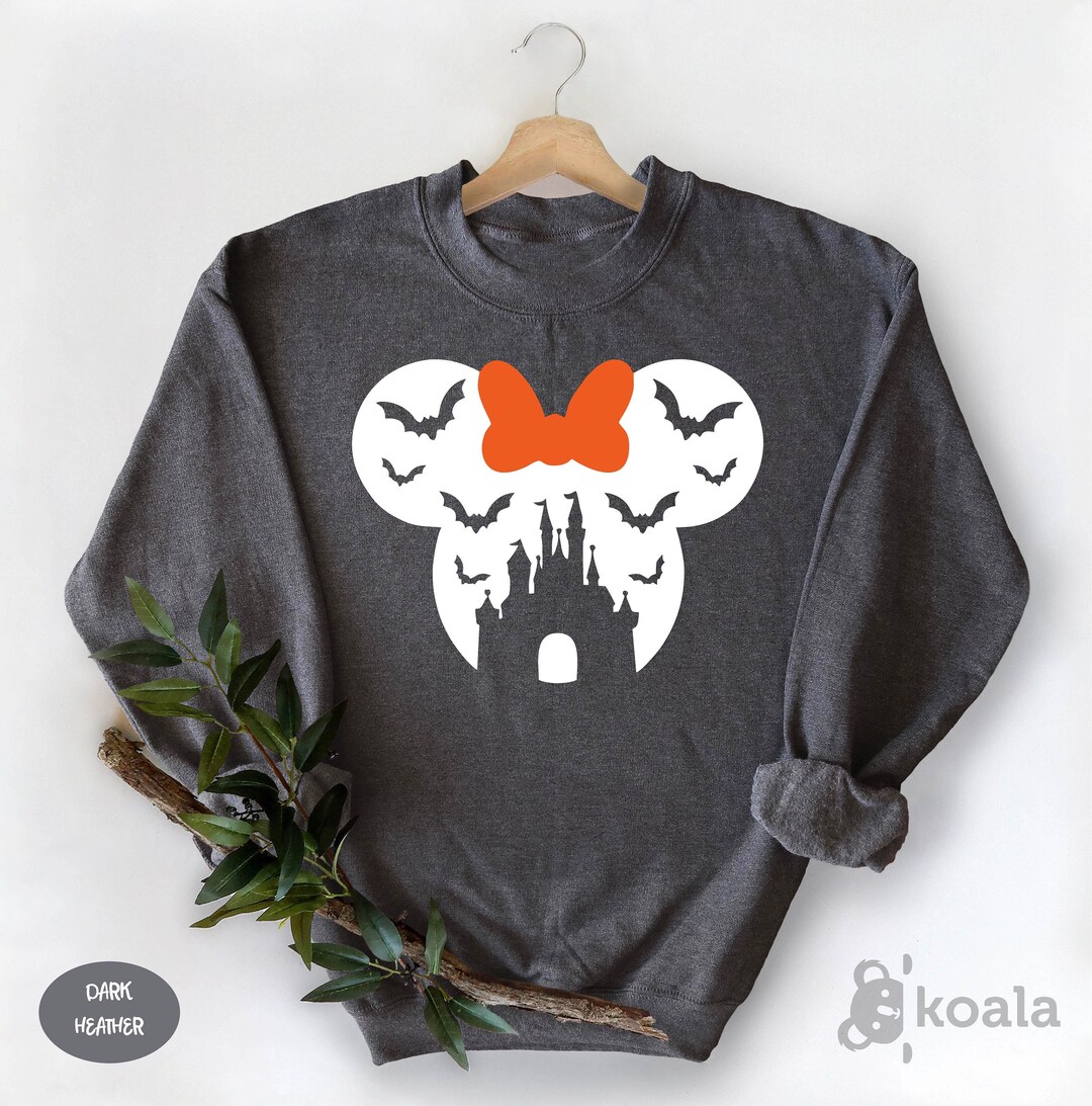 Disney Halloween Sweatshirt, Halloween Minnie Sweatshirt, Disney