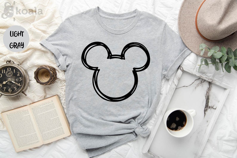 Disneyworld Trip Shirt, Disney Family Shirt, Family Disneyworld Shirt, Mickey Sketch Shirt, Minnie Women Shirt, Mickey Couple Shirt, Disney image 3