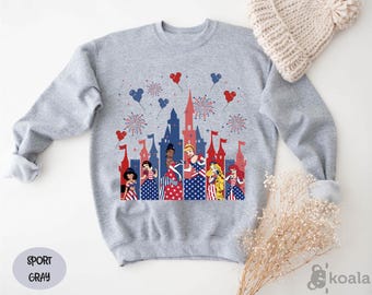 Disney Princess Castle Sweatshirt, Disney Vacation Sweater, Disney Castle Sweater, Disney Family Sweater, Disney Girl Trip, Princess Sweater