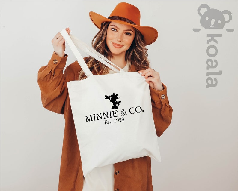 Minnie Co Est.1928 Disney Tote Bag, Minnie Mouse Tote Bag, Minnie Tote Bag, Vacation Tote Bag, Minnie Tote Bag, Minnie Co Head Tote Bag image 4