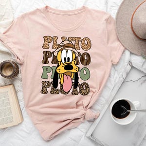 Leopard Disney Pluto Shirt, Mickey&Co Pluto Shirt, Walt Disney World Shirt, Animal Kingdom Pluto Dog Shirt, Disney Characters Shirt