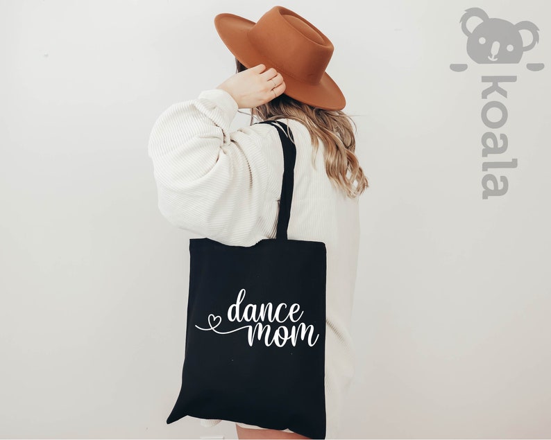 Dance Mom Tote Bag, Dance Mom Tote Bag, Mom Life Tote Bag, Mother Tote Bag, Mom Tote Bag, Cute Mom Gift, Mothers Day Gift, Dance Mom Gift image 3