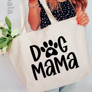 Dog Mom Tote Bag, Dog Mama Tote Bag, Dog Mom Gift, Dog Mom Tote Bag, Dog Mom Tote Bag, Gift For Her, Animal Love,Fur Mama,Dog Lover Tote Bag image 2