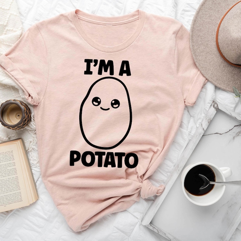 Potato Smile Pattern Print Dress
