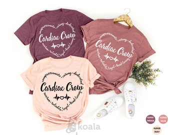 Cardiac Shirt, Heart Shirts, Compassionate Shirt, Loyal Kind Loving Shirt, Cardiac Nurse Shirt, Gift For Nurse, Nurse Student T-Shirts