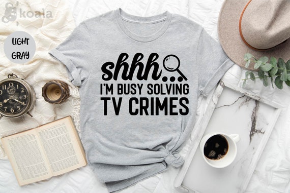 True Crime Shirt, True Crime T-Shirt, Crime Show Fan Shirt, Crime Show Lover, Crime Shirt, Crime TV Series Shirt, Gift for Her, TV Series