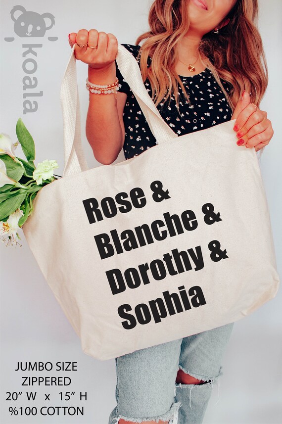 Golden Girls Tote Bag Golden Girls Name Tote Bag 80 s TV Sitcom Rose Blanche Dorothy Sophia Golden Years Tote Bag Gift for Her Etsy