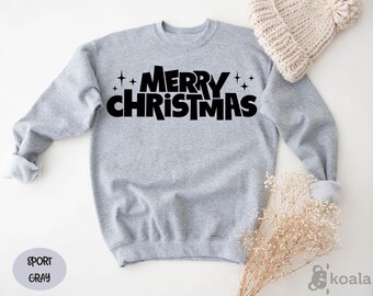 Merry Christmas Sweatshirt, Christmas Crew Sweatshirt, Christmas Lights, Family Christmas Sweatshirt, Christmas Couple Sweatshirt, Matching