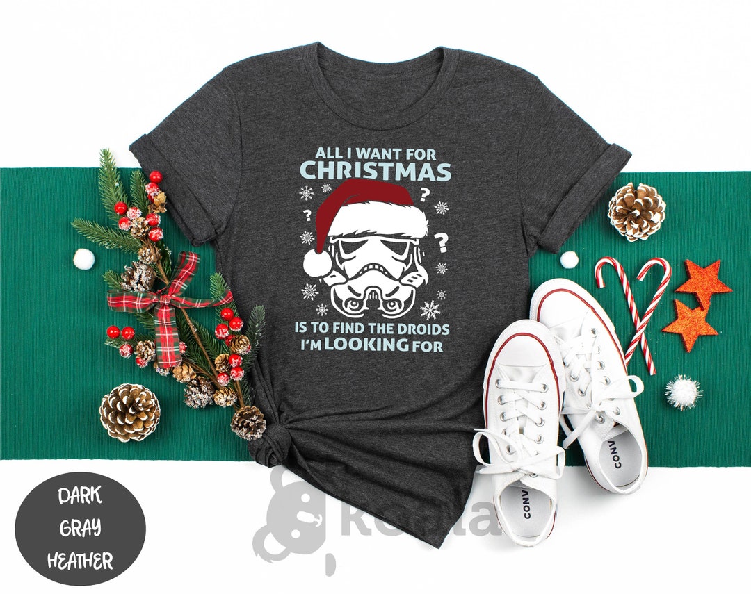 All I Want for Christmas, Star Wars Shirt, Darth Vader Shirt, Disney Christmas Shirt, Star Wars