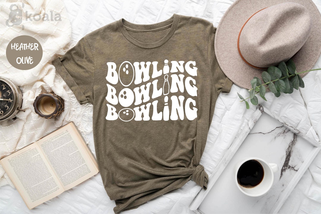 Bowling Shirt, Bowling Lover Shirt, Retro Bowling Ball Shirt, Funny Bowling Party Shirt, Funny