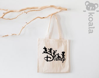 Disney Tote Bag, Disney Family Tote Bag, Walt Disney Tote Bag, Gift for Her, Birthday Tote Bag, Disney Kids Tote Bag, Disney Family Matching