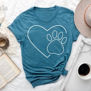 Peace Love Paws Shirt, Dog Mom Shirt, Dog Lover Shirt, Cute Dog Shirt, Funny Dog Lover Shirt, Gift For Animal Lover, Gift For Pet Owners