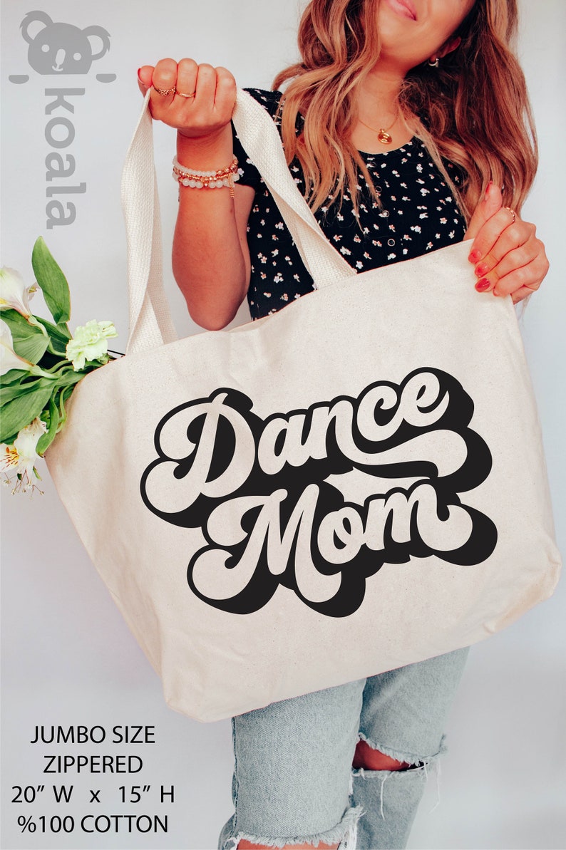 Dance Mom Tote Bag, Favorite Mom Tote Bag, Dance Lover Mom Gift, Dance Mama Tote Bag, Dance Mom Gifts, Gift For Dance Mom, Mothers Day Bag 画像 2