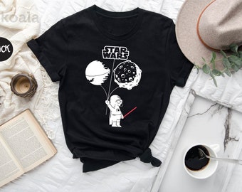 Darth Vader Mickey Balloon Shirt, Disney Star Wars Shirt, Star Wars Gift Idea, Star Wars Lover Shirt, Star Wars Shirt, Star Wars Balloon Tee