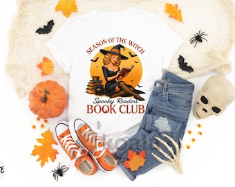 Season Of The Witch Book Club Shirt, Halloween Shirt, Book Club Shirt, Bookish Halloween, Halloween Shirt, Salem Witch Book Club Shirt