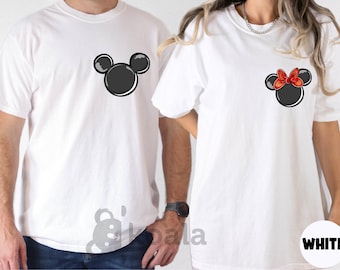 Disney Pocket Mickey Head Shirt, Disney Pocket Minnie Head Shirt, Disneyworld Shirt, Disneyland Tee, Minnie Shirt, Mickey Shirt, Disney Trip