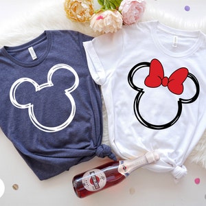Disneyworld Trip Shirt, Disney Family Shirt, Family Disneyworld Shirt, Mickey Sketch Shirt, Minnie Women Shirt, Mickey Couple Shirt, Disney