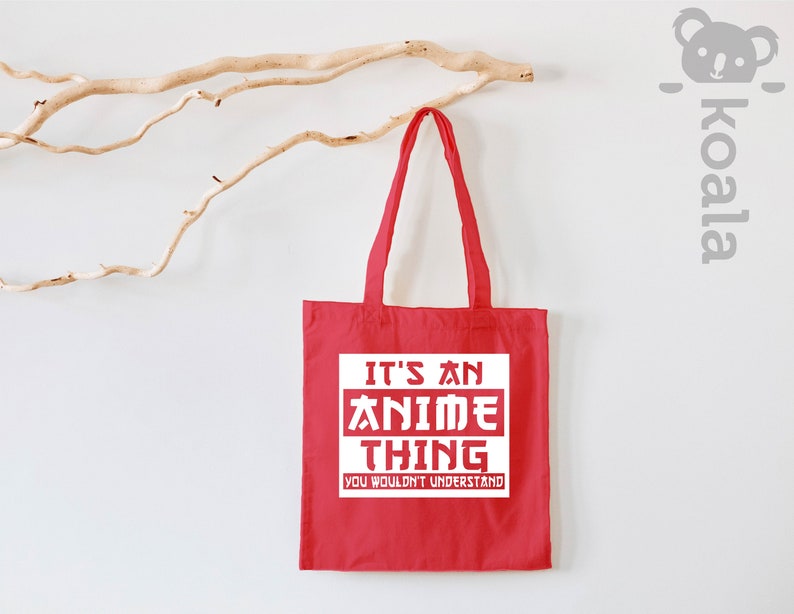 Anime Tote Bag, Gift for Anime Lover, Gift for Anime Fan, It's An Anime Thing You Wouldn't Understand, Anime Otaku Tote Bag, Cool Anime Tote image 5