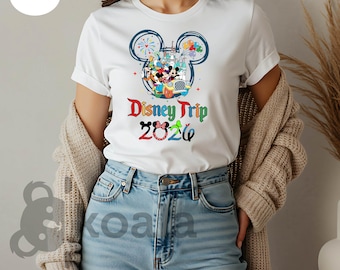 Disney Trip 2026 Shirt, Disney Family Shirt, Family Disneyworld Shirt, Disneyland Shirt, Disneyworld Shirts Family, Disneyworld T-Shirt