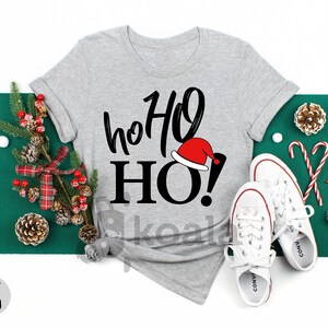 Ho Ho Ho Shirt, Christmas Gift For Her, Santa Claus Shirt, Christmas Family Shirt, Xmas Party Shirt, Ho Ho Ho Christmas, Disney Family Shirt