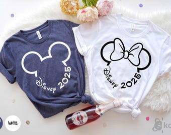Disney Trip Shirt, Disney 2025 Shirt, Disneyland Shirts, Mickey Head, Disneyworld Family Shirts, Disney Family Shirts, Disney Vacation