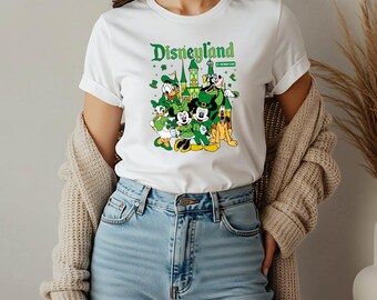 Disneyland St Patricks Day Shirt, Mickey And Friends Castle Shirt,Happy Patricks Day Shirt,Mickey St Patricks Day Shirt,Cute Lucky Green Tee