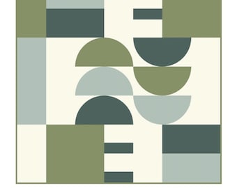 PACIFIQUE Patron de Bloc Patchwork PDF en Français